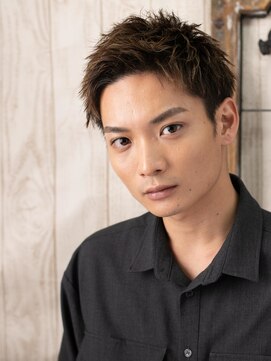 モッズヘア メン 南越谷南口店(mod's hair men) ハイトーンカラー★アップバングショートF