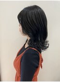 ミディアムレイヤー☆ブルーブラックカラー