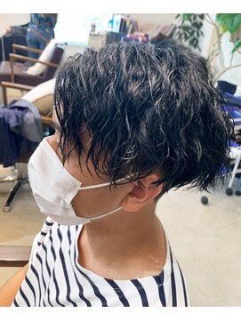 ラ メール ヘア デザイン(La mer HAIR DESIGN) センターパート×ツイストパーマ