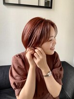 カミットチャーチ(KAMITTO CHUUCH) ショート×コーラルオレンジ