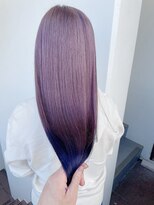 サロンドミルク 溝の口店(salon de MiLK) *淡いスミレの様な繊細なパープルシルバーカラー