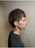 くせ毛を活かしたスタイリングが簡単メンズショート
