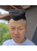 アフロパーマ【広島/理容室/古民家バーバー二代目銀二郎】