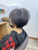 美容室 リズヘアー 稲毛店(Riz hair) イメチェン　エアリーカールモテショート　[稲毛/稲毛駅]