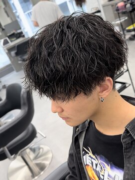 オーバルバイアピッシュ(OVARL by apish) 縦落ちパーマ