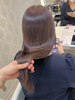 フレア(FLAiR) 20代30代髪質改善カラーブリーチなしほんのりピンクカラー