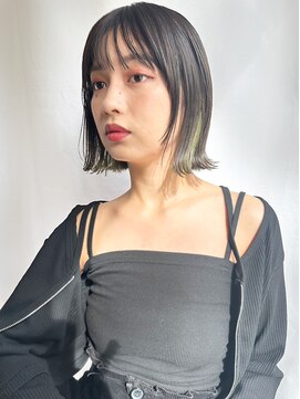 ケーツー心斎橋 クイーンズガーデン バイ ケーツー(K two QUEEN'S GARDEN by K two) 3分で巻けるボブ*レイヤーボブ*小顔前髪カット*インナーカラー3