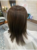 縮毛矯正マッシュウルフ