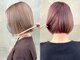 エム(EM)の写真/【em HAIR】のブリーチカラー、ハイトーンでトレンドヘアに［ショート/インナーカラー/髪質改善/下北沢］