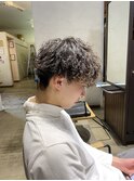 波巻きスパイラルパーマ刈り上げ