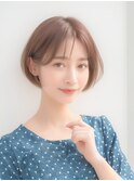 【40代に人気】丸みを出す春ショート＆美髪トリートメント