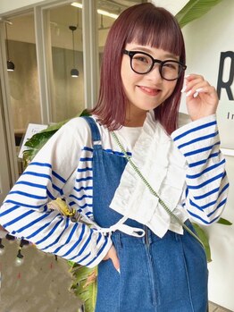 プリュム(plumu.)の写真/熊本で韓国ヘアといえばplumu. "まるで韓国カフェ"な店内♪なりたい＆トレンドを叶える＊学割U24クーポン有