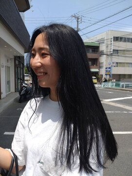 ジグヘアー(jig hair) ブルーブラックカラー