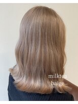 ファブ 千葉店(FaB)&nbsp;ミルクティーベージュ/夏カラー/ブリーチカラー