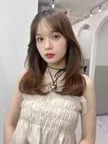 髪質改善＊明るめくすみベージュロング＊【Zina 銀座中央】