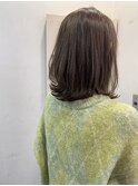 こなれミディ カーキ カーキグレージュ 秋カラー 【miku】
