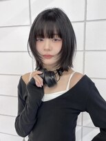 ロンドローズ 名古屋(Lond damaskRose)&nbsp;顔周り ボブ 韓国 レイヤー ダブルカラー 名駅 リタッチ 415