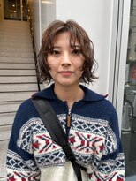 カフ(CAF)&nbsp;CAF FUKO ボブパーマ/小顔/オリーブベージュ/大阪/心斎橋