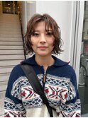 CAF FUKO ボブパーマ/小顔/オリーブベージュ/大阪/心斎橋