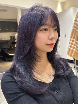 ロンドネートゥル 新潟(Lond naitre) 韓国ヘア　艶ラベンダー