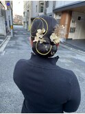 卒業式ヘアセット