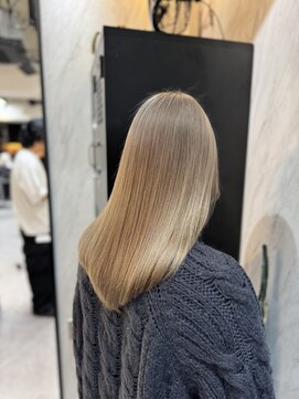 ヴァイス 渋谷店(VAICE) ハイトーンカラー/ミルクティーベージュ/ブリーチカラー