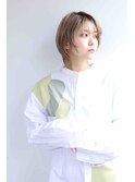 【ショートウルフ】【伸ばしかけショート】【日本橋人形町】