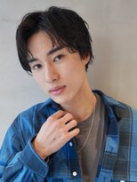 ニコ トウキョウ ロジック(nico TOKYO Logic)&nbsp;センターパートニュアンスパーマフェザーパーマ