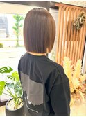 ぱつっとボブ / アッシュベージュ