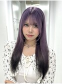 【お洒落なデザイン】ラベンダーピンク×ルーツカラー