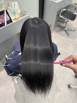 ミッシュバイアーバン(misch by urban.) 髪質改善トリートメント/ブルーブラック/ハイ透明感カラー