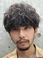 フィフス 原宿(fifth) 原宿シャドウパーマ波巻きスパイラルパーマメンズカット刈り上げ