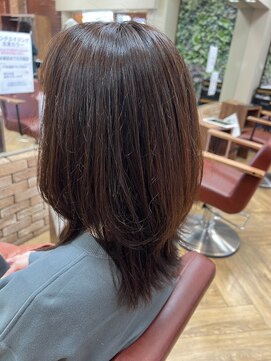 クララ ジャパン みらい平店(CLALA JAPAN) くびれミディアムヘア