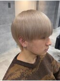 メンズハイトーン ミルクティベージュ 渋谷 学割