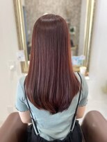 バサラ 敷戸店(basara)&nbsp;髪質改善×艶感チェリーブラウンストレート