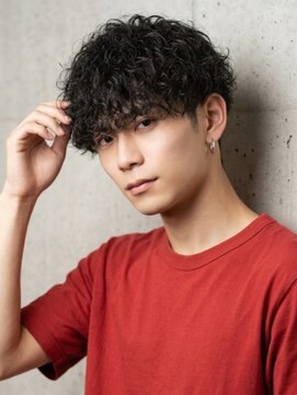 ヘッドストック 大和八木店(HEAD STOCK) 波巻きツイストスパイラルシャドウパーマスペインカールメンズ