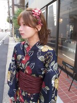 ユルクメゾンシティ 名古屋(JURK MAISON CITY)&nbsp;natsu style 浴衣　お祭りヘアアレンジ