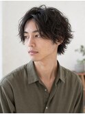 【緑地公園】無造作ウェーブウルフ