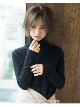 エル(LE) ヴェールウェーブブルージュアシメ似合わせカットショート