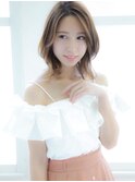 フェミニン外ハネミディ