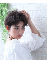 ソア 武蔵小杉(SOAR)&nbsp;毛先パーマネオウルフ小顔外ハネボブアッシュブラウン