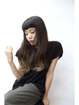 オーガニック アトリエ 大宮(organic+atelier) 黒髪ロング×顔回りに合わせ×大宮×エヌドット