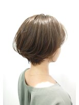 プログレス 中野店(PROGRESS)&nbsp;耳かけショートボブ[切りっぱなしボブピンクブラウン]