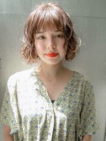 ルティア 池袋(Lutia)&nbsp;ナチュラルベージュ　ゆるふわボブ