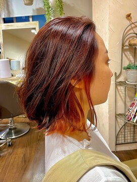 アウル(Owl) 【人気】インナーカラーボブ