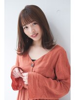 クロードモネエイチツーオーアヴェダ 東京駅ビルTOKIA(CLAUDEmonet H2O AVEDA)&nbsp;マロンベージュ/Aラインボブ/かきあげ[東京/東京駅丸の内]