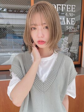 ルービック 天王寺(Rubik's) 大人可愛いハイトーンウルフヘア