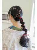 お着物ヘアアレンジ