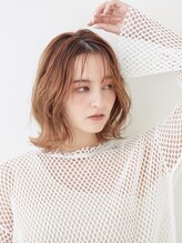 メゾンブラン アヴェダ(Maison Blanc AVEDA) 【うぶバングが可愛い】パーマボブ×結べるボブ