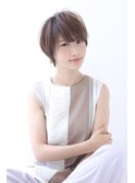 イメチェンローライトフォギーベージュ小顔ワンサイドショート